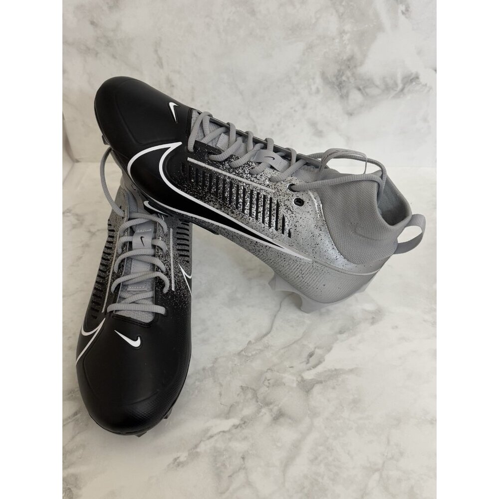 Nike Vapor Edge Pro 360 2 Football Cleats Silver Black HF3454-003 Men’s Size 13 - Picture 3 of 7